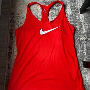 Nike Women's Vibrant Red Racerback Tank